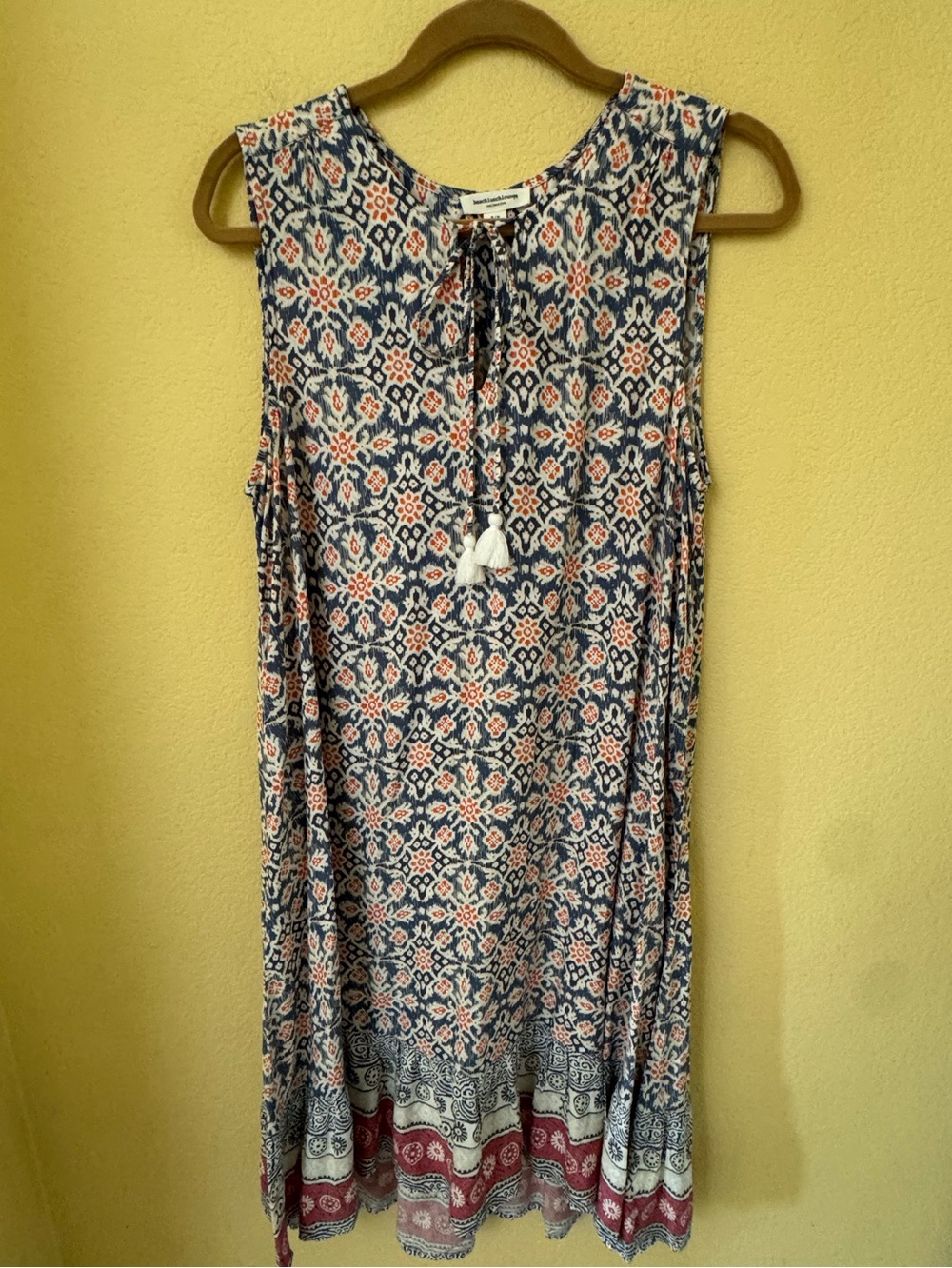 Beach Lunch Lounge Tunic Dress Beach Cover Up Size Small